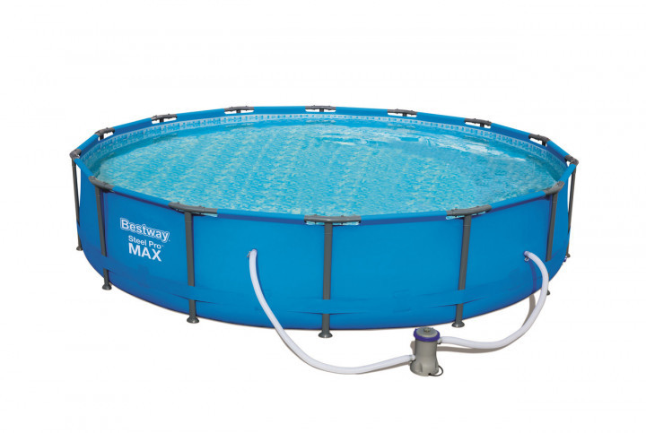 Басейн каркасний круглий Bestway 56595 427х84 см Blue (N008956)