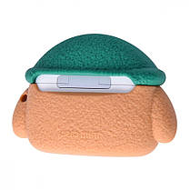 Чохол для навушників Apple AirPods Pro Alitek Teddy Dog (Тедді) Brown/green + тримач, фото 4