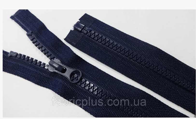 Блискавка тракторна No5 роз'ємна 100 см синяя, фото 1