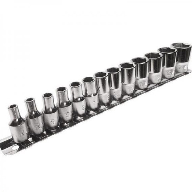 Набір головок 1/4" 4-14мм. 6г.13ед H213M JTC