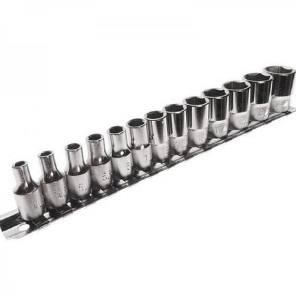 Набір головок 1/4" 4-14мм. 6г.13ед H213M JTC, фото 1