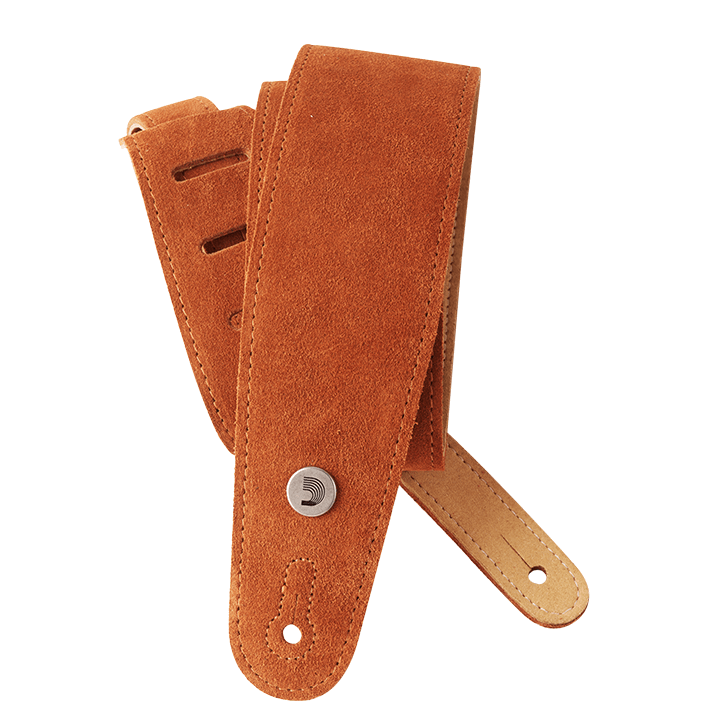 Гітарний ремінь D'ADDARIO 25SS02-DX Suede Guitar Strap (Honey), фото 1