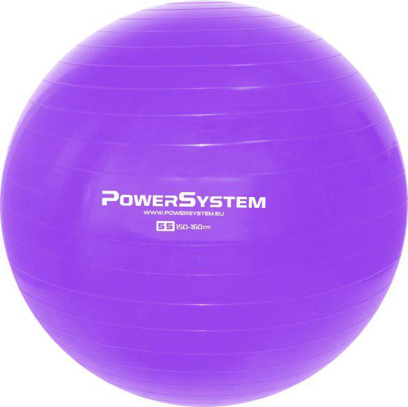 М'яч для фітнесу та гімнастики POWER SYSTEM PS-4011 55 cm Purple