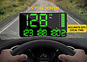 Автомобільний цифровий GPS Спідометр HUB C90 (екран 5.5 дюйма) Speedometer GPS-спідометр універсальний 12-24V, фото 2