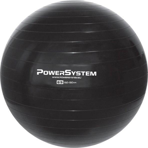М'яч для фітнесу та гімнастики Power System PS-4012 Pro Gymball 65 cm Black, фото 1