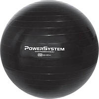 М'яч для фітнесу та гімнастики Power System PS-4012 Pro Gymball 65 cm Black