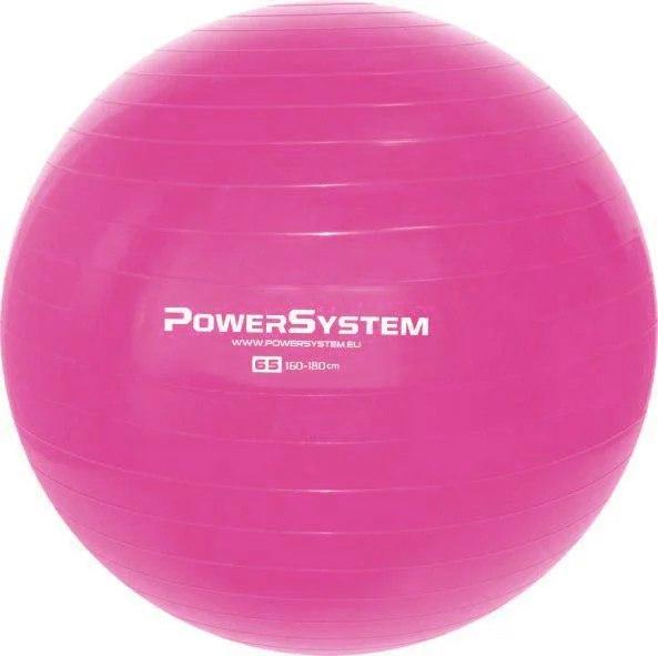 М'яч для фітнесу та гімнастики Power System PS-4012 Pro Gymball 65 cm Pink, фото 1