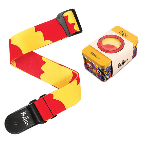 Ремінь гітарний D'ADDARIO YELLOW SUBMARINE 50TH ANNIVERSARY GUITAR STRAP TIN - PAUL, фото 1