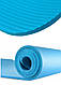 Килимок для йоги та фітнесу Power System PS-4017 FITNESS-YOGA MAT Blue, фото 4