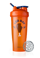 Спортивный шейкер BlenderBottle Classic Loop 820ml Special Edition Leg Day Orange (ORIGINAL)