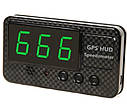Автомобільний цифровий GPS Спідометр Hud GPS C60S Speedometer GPS-спідометр універсальний 12-24V, фото 5
