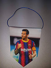Вимпел футбольний із зображенням герба FC Barcelona Messi