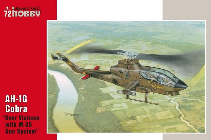 Пластикова модель 1/72 Special hobby 72076 Американський вертоліт AH-1G Cobra Over Vietnam with M35 Gun System