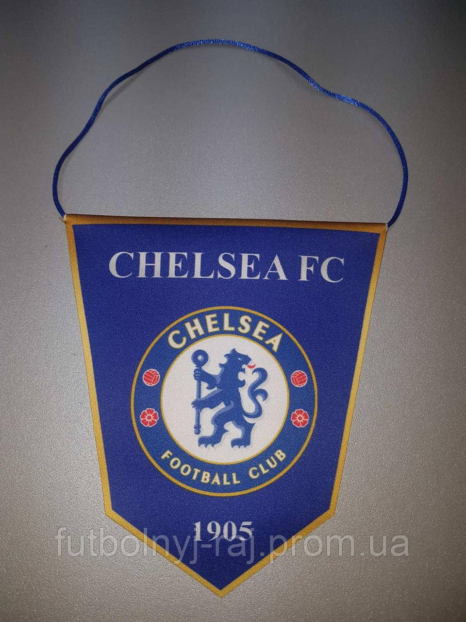 Вымпел футбольный с изображением герба FC Chelsea - фото 1 - id-p1294534924