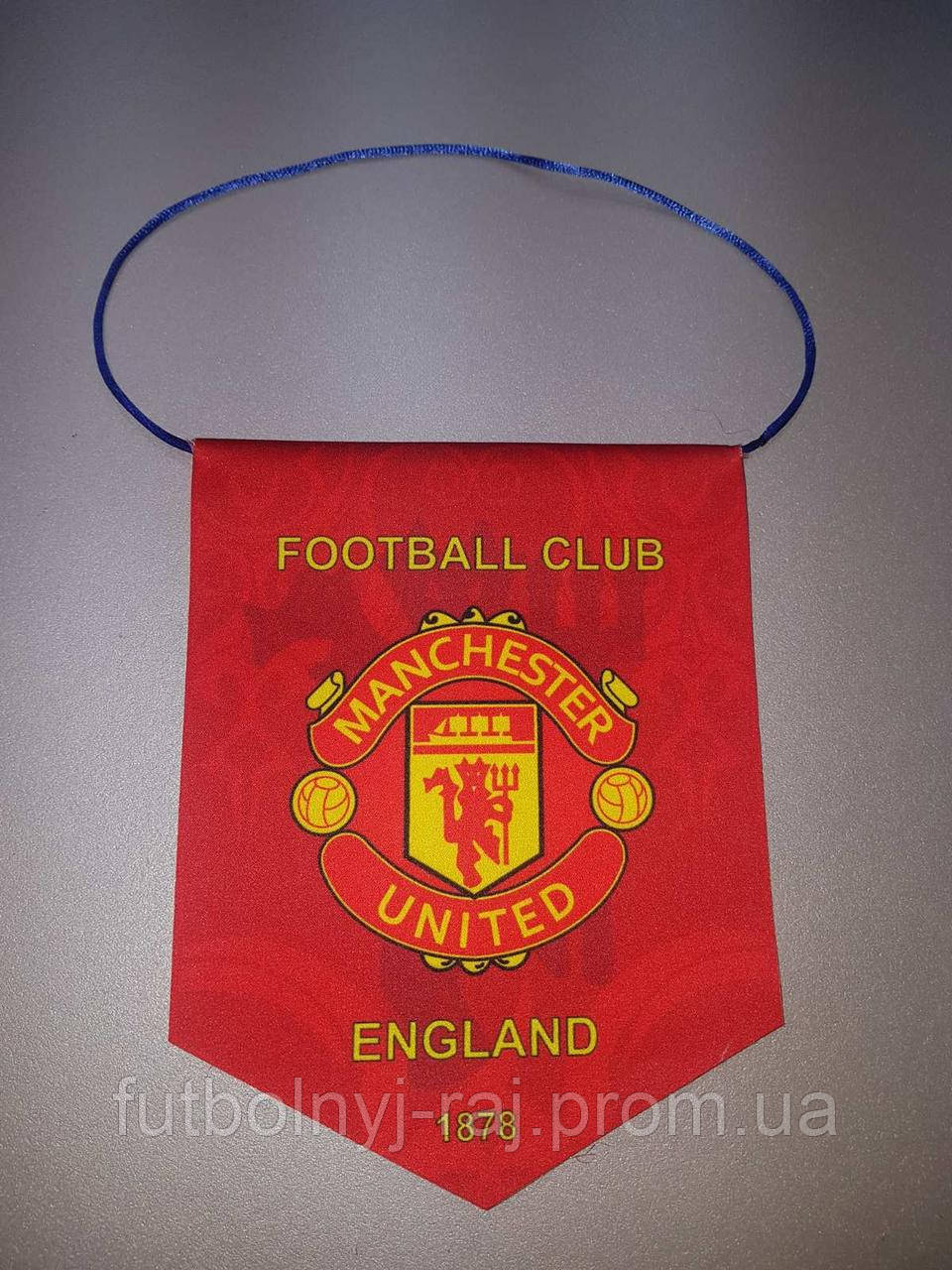 Вимпел футбольний із зображенням герба FC Manchester United