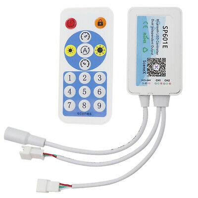 Контроллер музыкальный SP601E Bluetooth | RGB 5-24В | 2 канала для адресуемой ленты - фото 2 - id-p1294543082