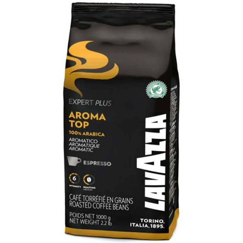 Кава в зернах Lavazza Aroma Top 1 кг оригінал Італія 100% арабіка