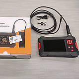 Ендоскоп 5,5 мм 10 метрів із двома камерами та монітором Inskam P30 dual camera, фото 6