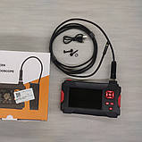 Ендоскоп 5,5 мм 10 метрів із двома камерами та монітором Inskam P30 dual camera, фото 7