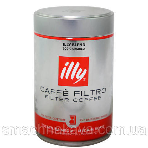 Мелена кава ILLY Caffe Filtro 250 г. Італія