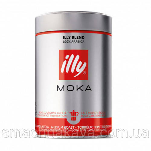 Мелена кава ILLY Moka 250 г. Італія