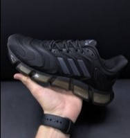 Мужские кроссовки Adidas непромокаемая ткань демисезонные черные ()