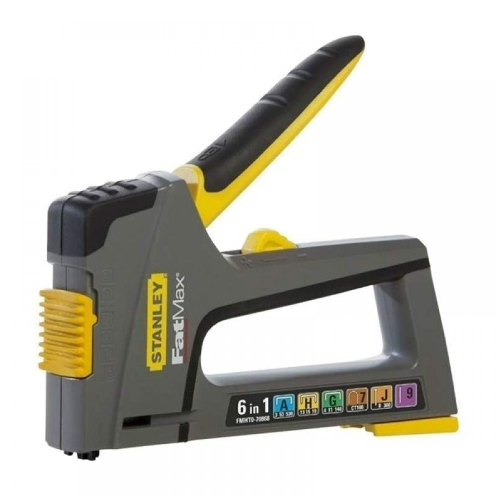 Степлер 6 в 1 для скоб A, G, CT100, шпильок Stanley FatMax TR75 (FMHT6-70868)