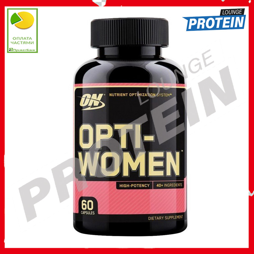 Комплекс витаминов и минералов для женщин Optimum Nutrition Opti-Women 60 caps США - фото 2 - id-p213432923
