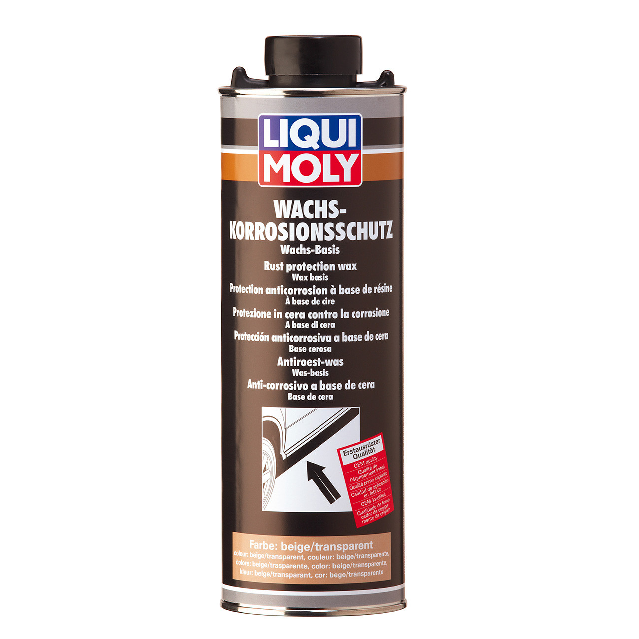 Антикор для скрытых полостей автомобиля коричневый Liqui Moly Wachs ...