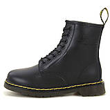 Зимові черевики Dr. Martens 1460 Black (Хутро), доктор мартенс, черевики Dr Martens, мартінс, ботінки мартінс, фото 9