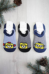 ОПТОМ Шкарпетки дитячі махрові з миньонами для хлопчика (23 / 10-12 років) Pier Lone 2125000695648