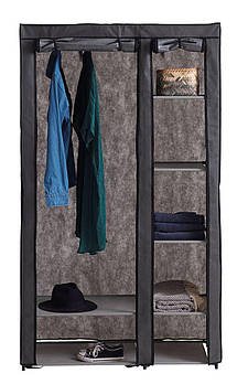 Складана тканинна шафа на металевому каркасі 100x174 см