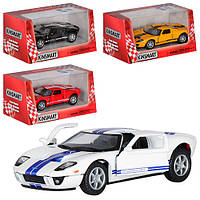 Детская модель машинки ford gt 2006 kinsmart kt5092w инерционная, 1:36