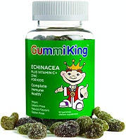 GummiKing эхинацея с витамином С и цинком для детей. Комплекс для стимуляции иммунной системы. 60 шт.