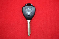 Ключ Toyota RAV4, Corolla корпус 2 кнопки Лезо Toy43 NEW