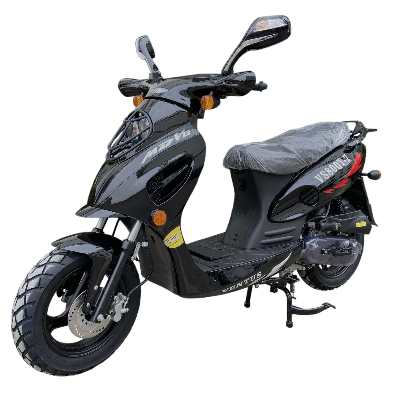 Кредит. Скутер VENTUS VS80QT-7 80 см3 чорний, фото 1