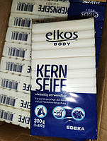 Мыло хозяйственное от пятен Elkos Kern-seife 3 шт, Германия (100% эффект) хорошо выстирывает / господарче мило
