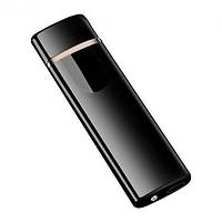 Зажигалка USB электроимпульсная Lighter Classic Fashionable 180 Black