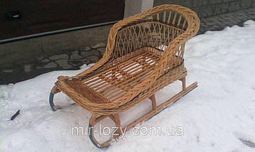 Санки плетені для дітей, фото 1