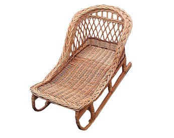 Санки плетені для дітей