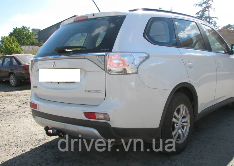 Фаркоп Mitsubishi Outlander 2012-2020 + електропакет, гачок зйомний