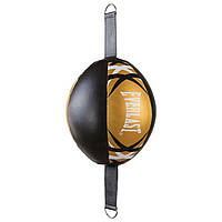 Пневмогруша на розтяжках чорно-зелена