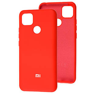 Чехол Silicone Case Full для Xiaomi Redmi 9С Red