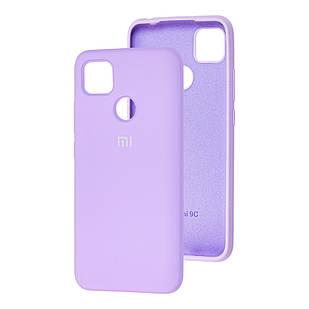 Чохол Silicone Case Full для Xiaomi Redmi 9С Lilac