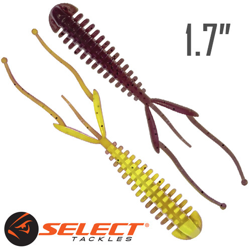 Toxic 1.7" (42 мм) 8 шт. Силікон Select col. 201
