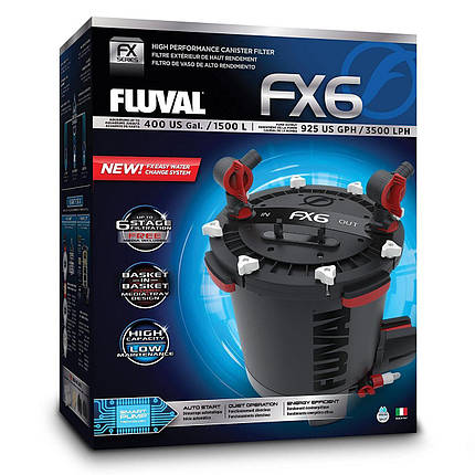 Фільтр зовнішній для акваріума, Fluval FX6, 2130 л/ч., фото 1