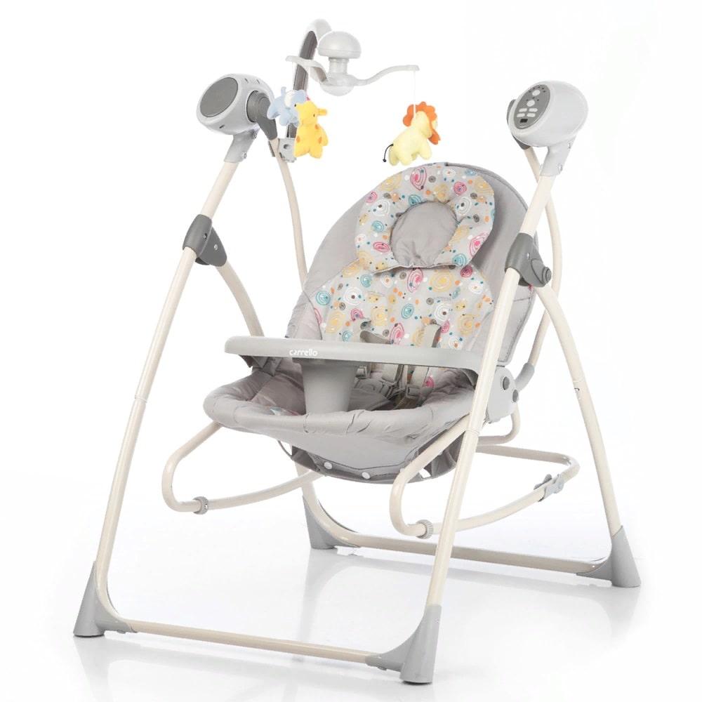 Колиска гойдалка Carrello Nanny 3в1 Grey Planet KMCRL 0005GreyPl