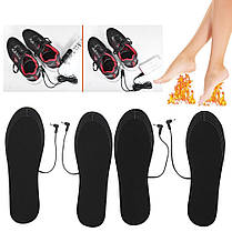 Устілки для взуття з підігрівом від USB 37-45 термоустілки Електроустілки електричні, фото 3