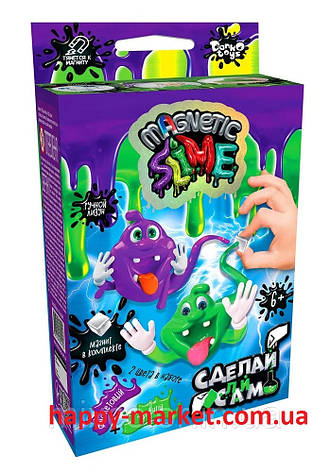 Гра " Зроби лизуна" Crazy Slime SLM-Mg з магнітом 02-01-02, фото 1