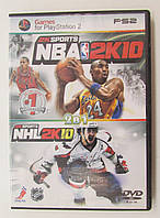 NBA 2K10 - NHL 2K10​​​​​​​ 2 в 1 PS2 ліцензійна марка України (збірник 2 в 1)